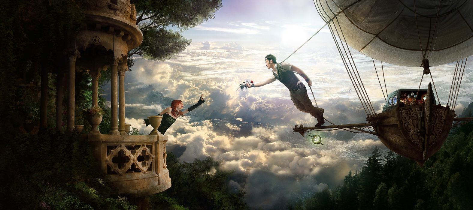 1575x700 Fantasy Love Dark Background Wallpaper 111604