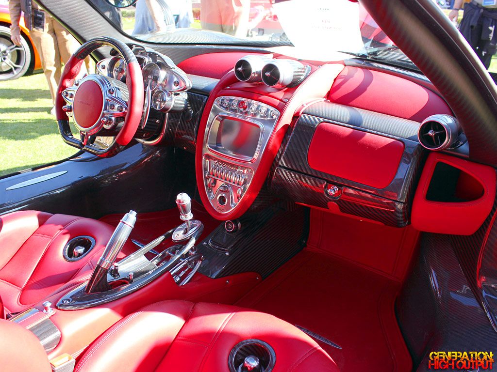 1024x768 Pagani Huayra Interior. Generation: High Output