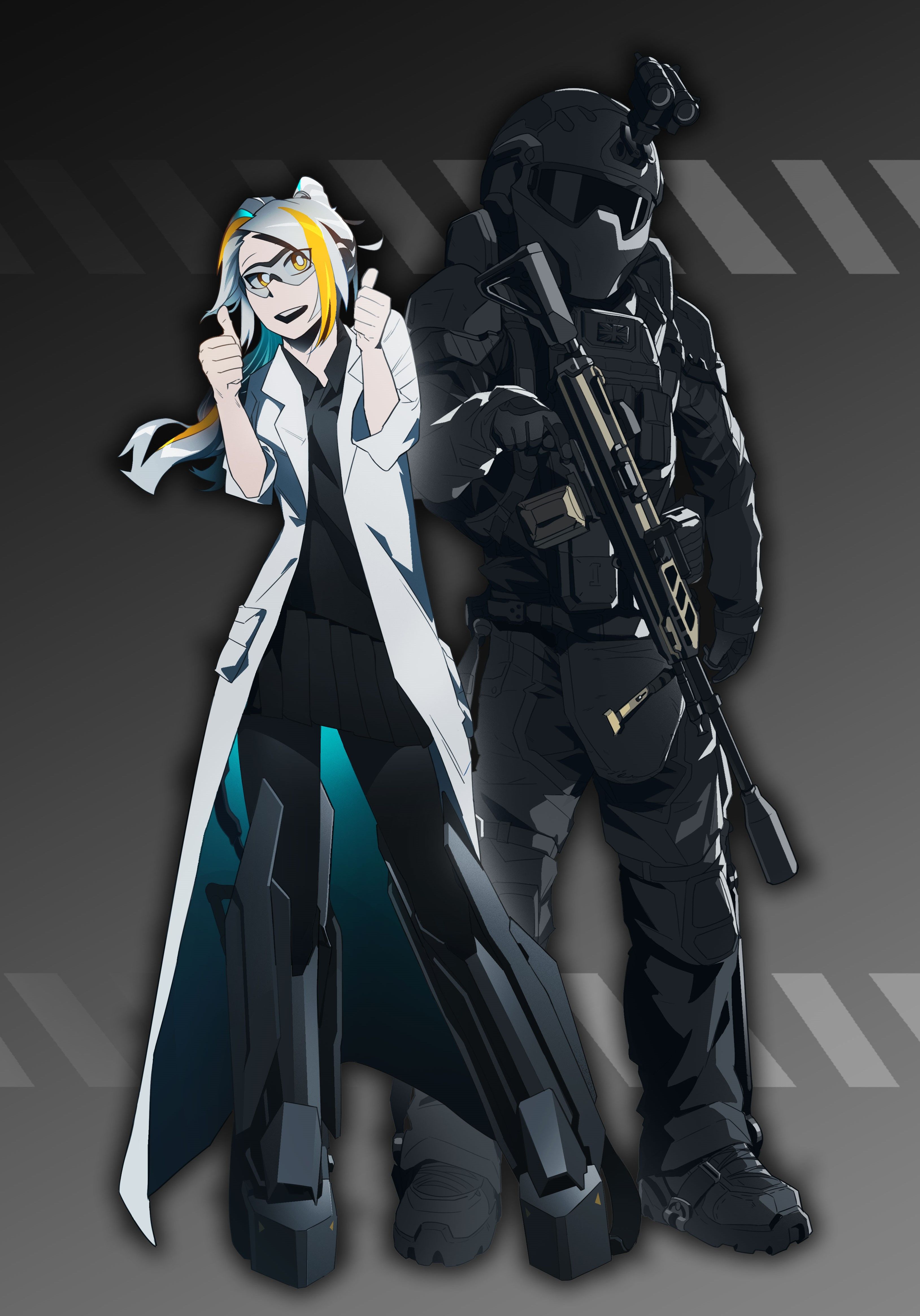 3257x4661 SCP Overlord Fanart 01