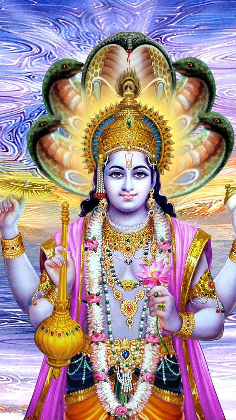 800x1421 HD god vishnu wallpaper