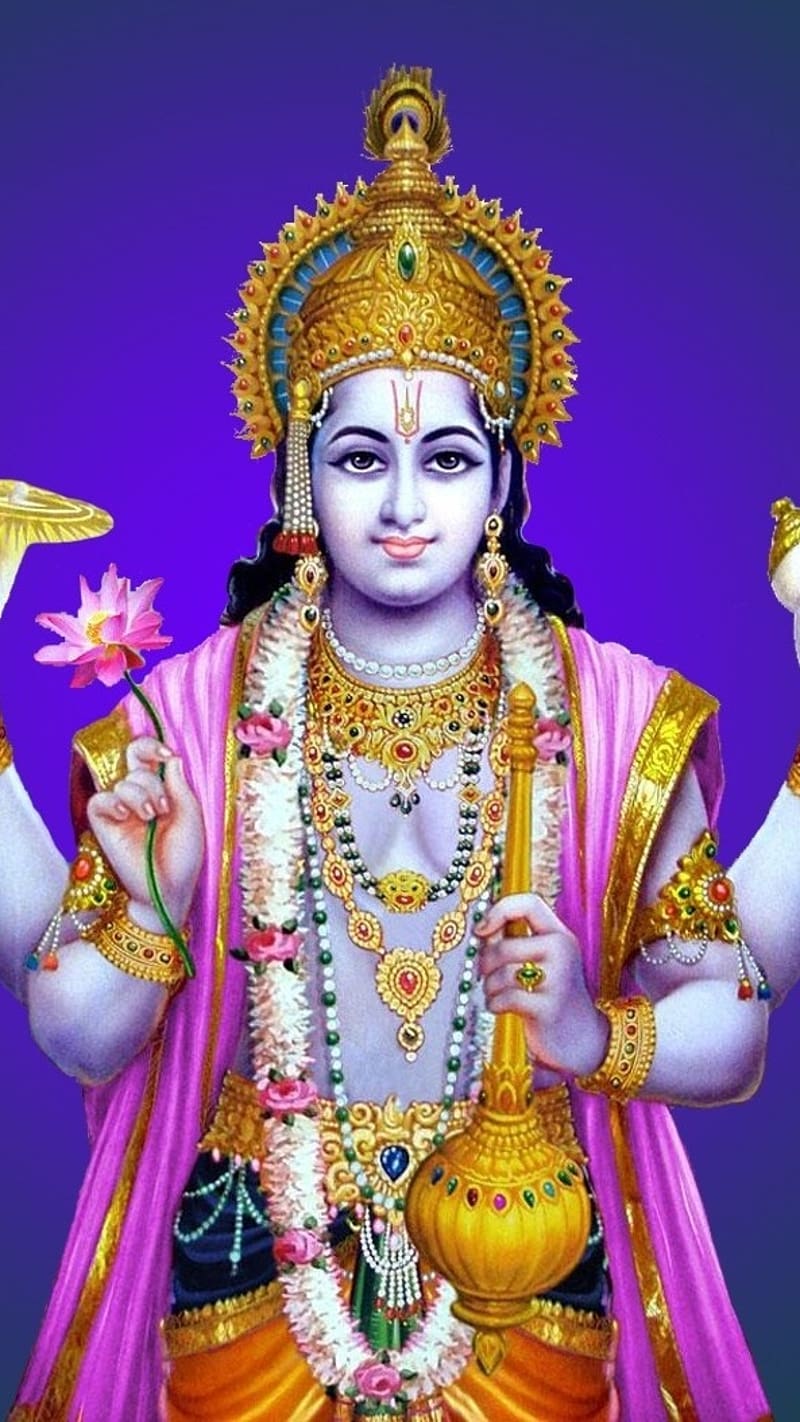 800x1422 HD vishnu wallpaper
