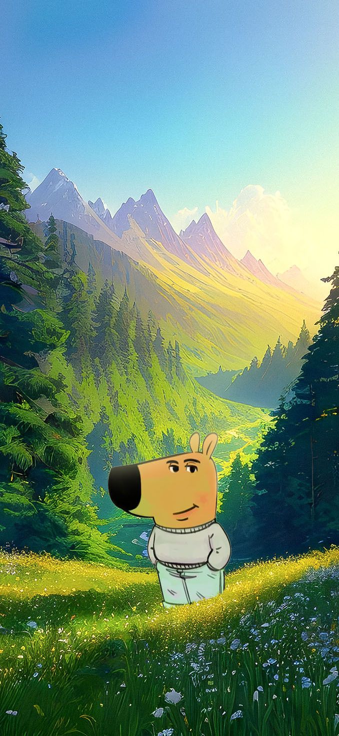 678x1470 Chill Guy Meme Wallpaper