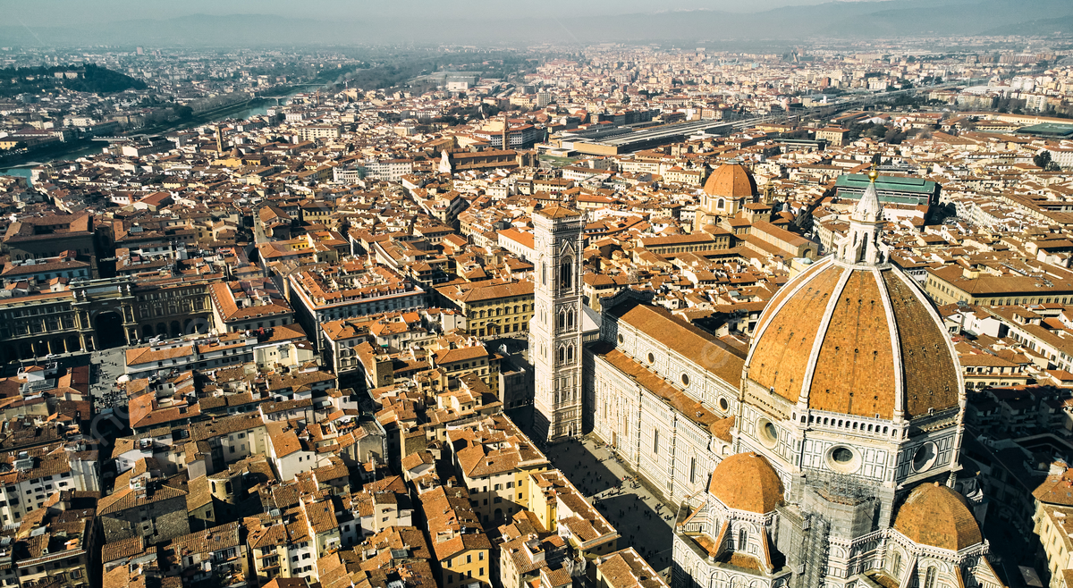 1200x658 An Overhead Perspective Of The Santa Maria Del Fiore Cathedral Situated In Florence Italy Photo Background And Picture For Free Download