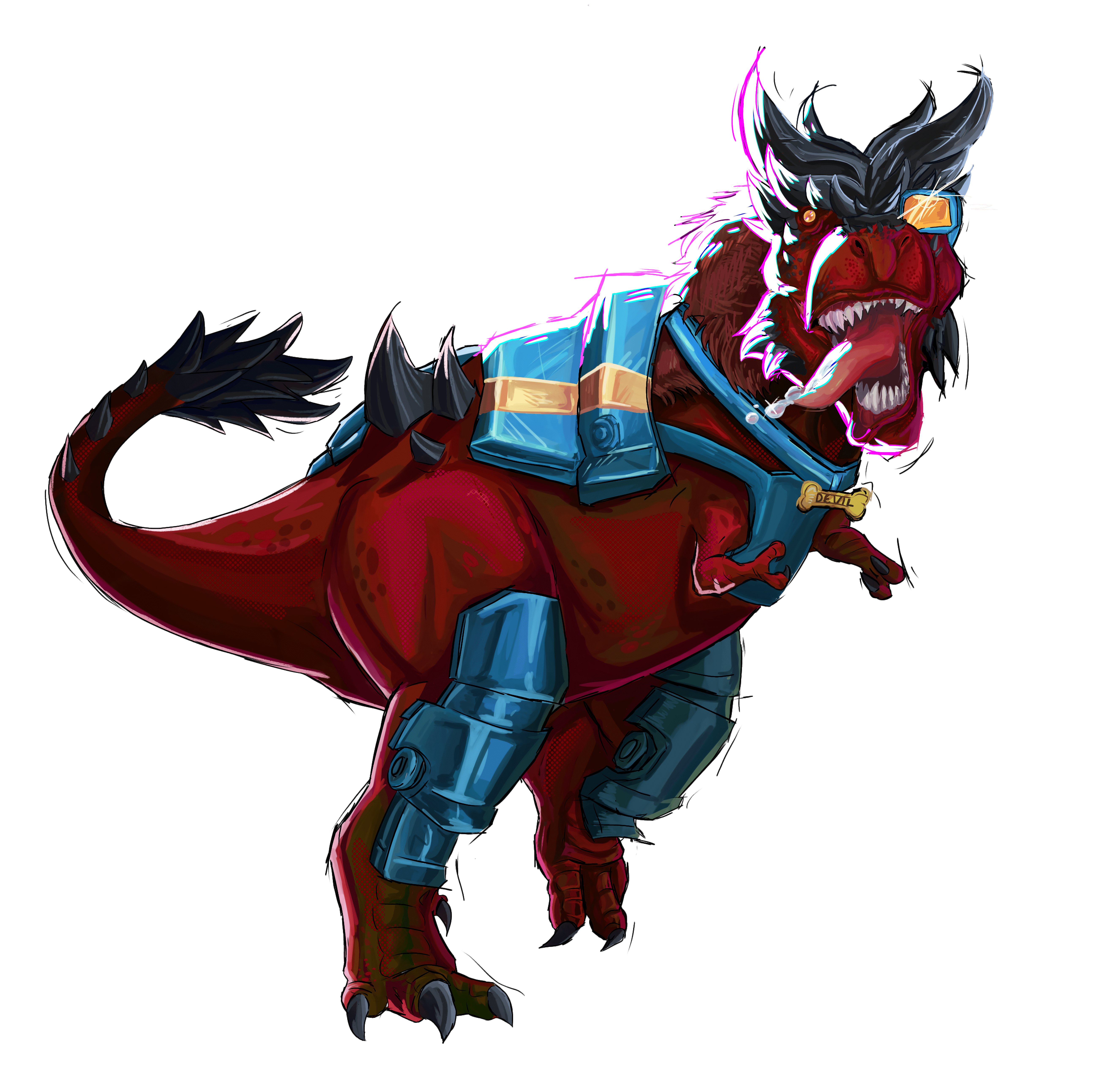5304x5088 Devil Dinosaur Character Concept