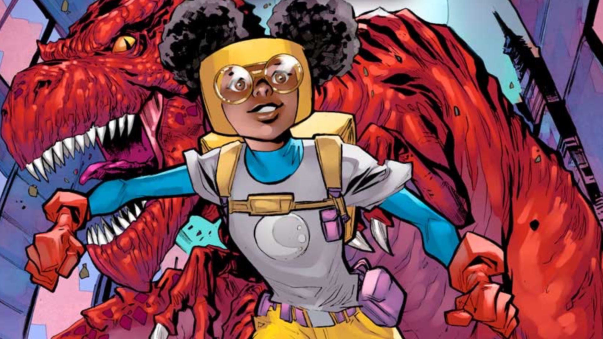 1920x1080 Moon Girl and Devil Dinosaur return in their own title ahead of their animated series