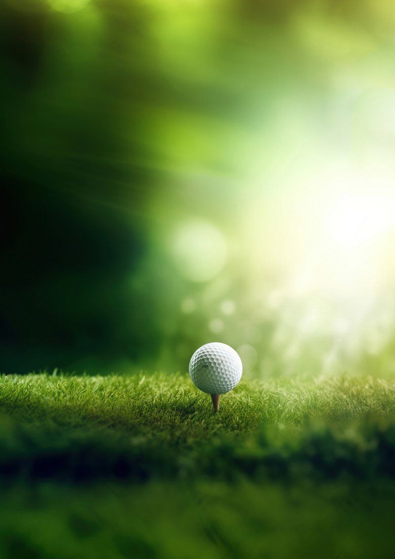 800x1132 Photo golf ball green grass