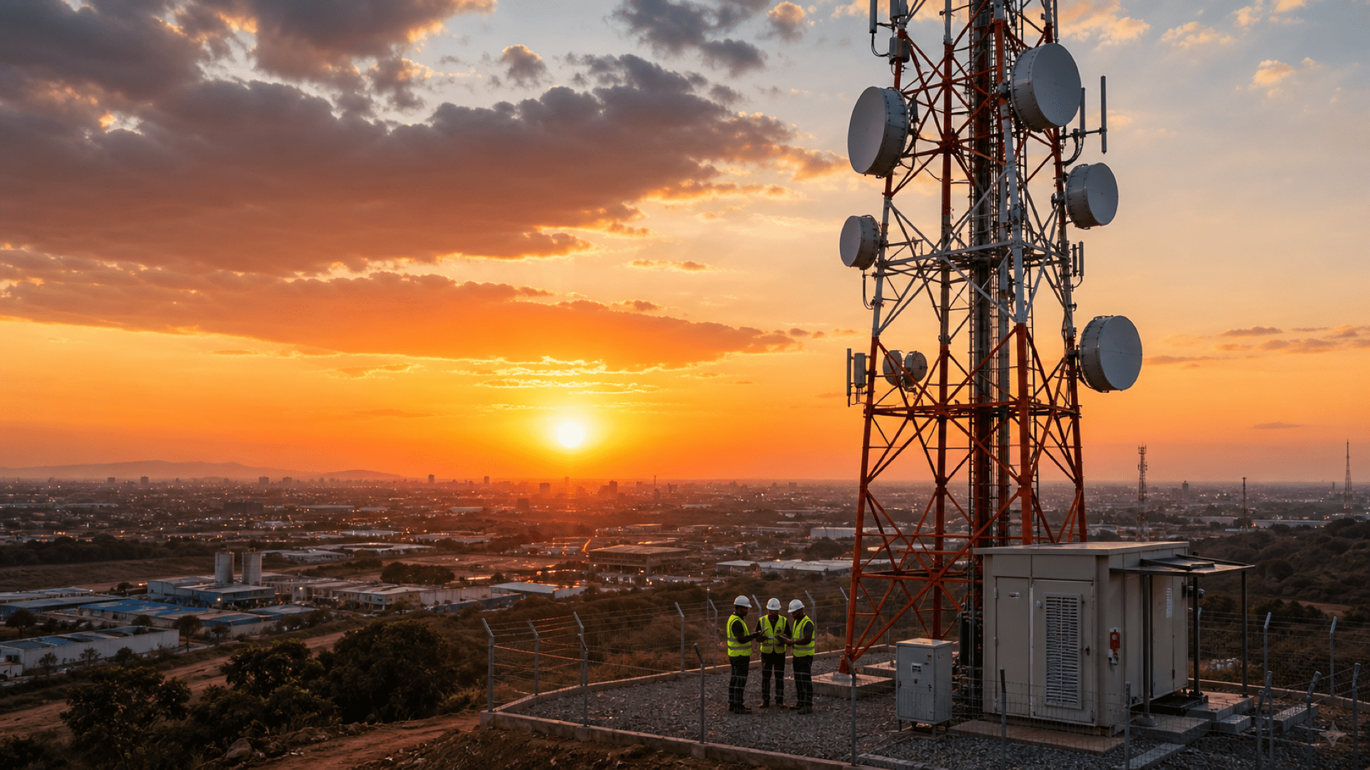 1920x1080 Telecommunications Solution Hub. Dataset Engineering Ltd