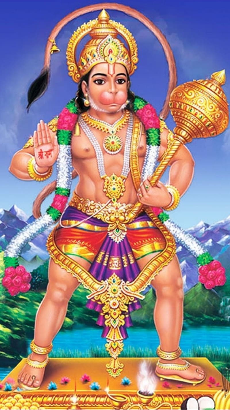 800x1422 Hanuman .jai shree ram, hanuman, lord, jai shree ram, HD phone wallpaper