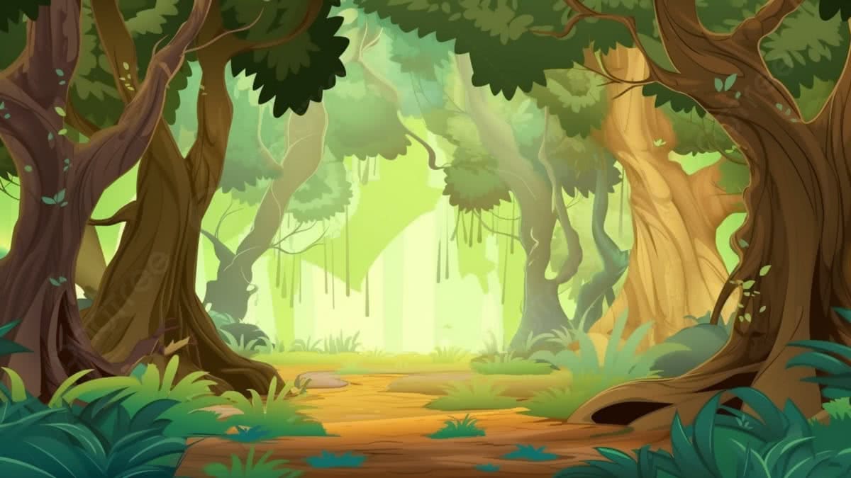 1200x675 Forest Cartoon Background, Forest, Tree, Grass Background Image And Wallpaper for Free Download
