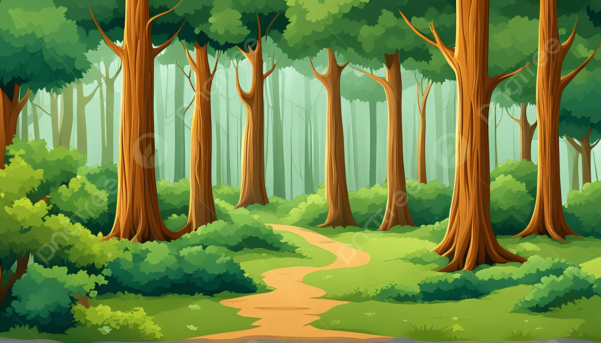 1200x684 Big Forest Cartoon Background, Forest Cartoon, Cartoon Background, Forest Background Background Image And Wallpaper for Free Download