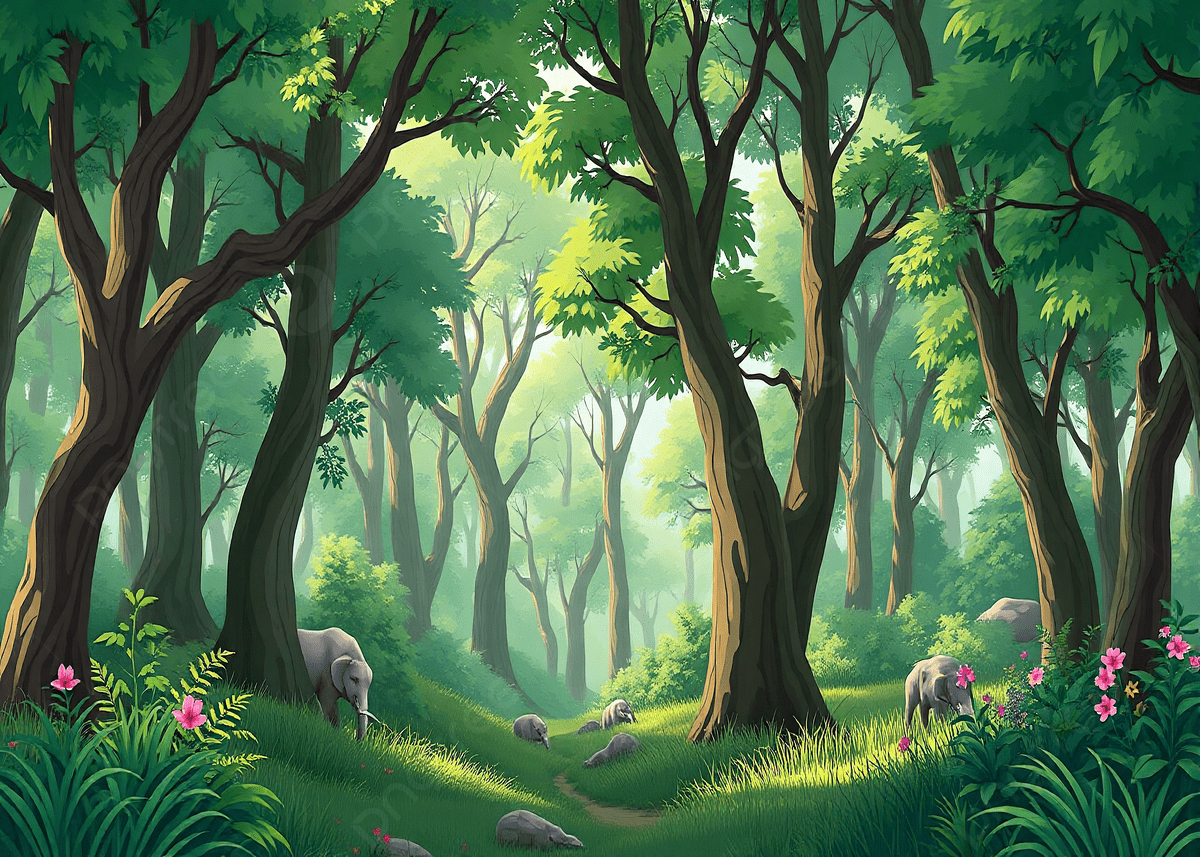 1200x857 Forest Cartoon Background, Forest Picture, Forest Cartoon, Forest Image Background Image And Wallpaper for Free Download