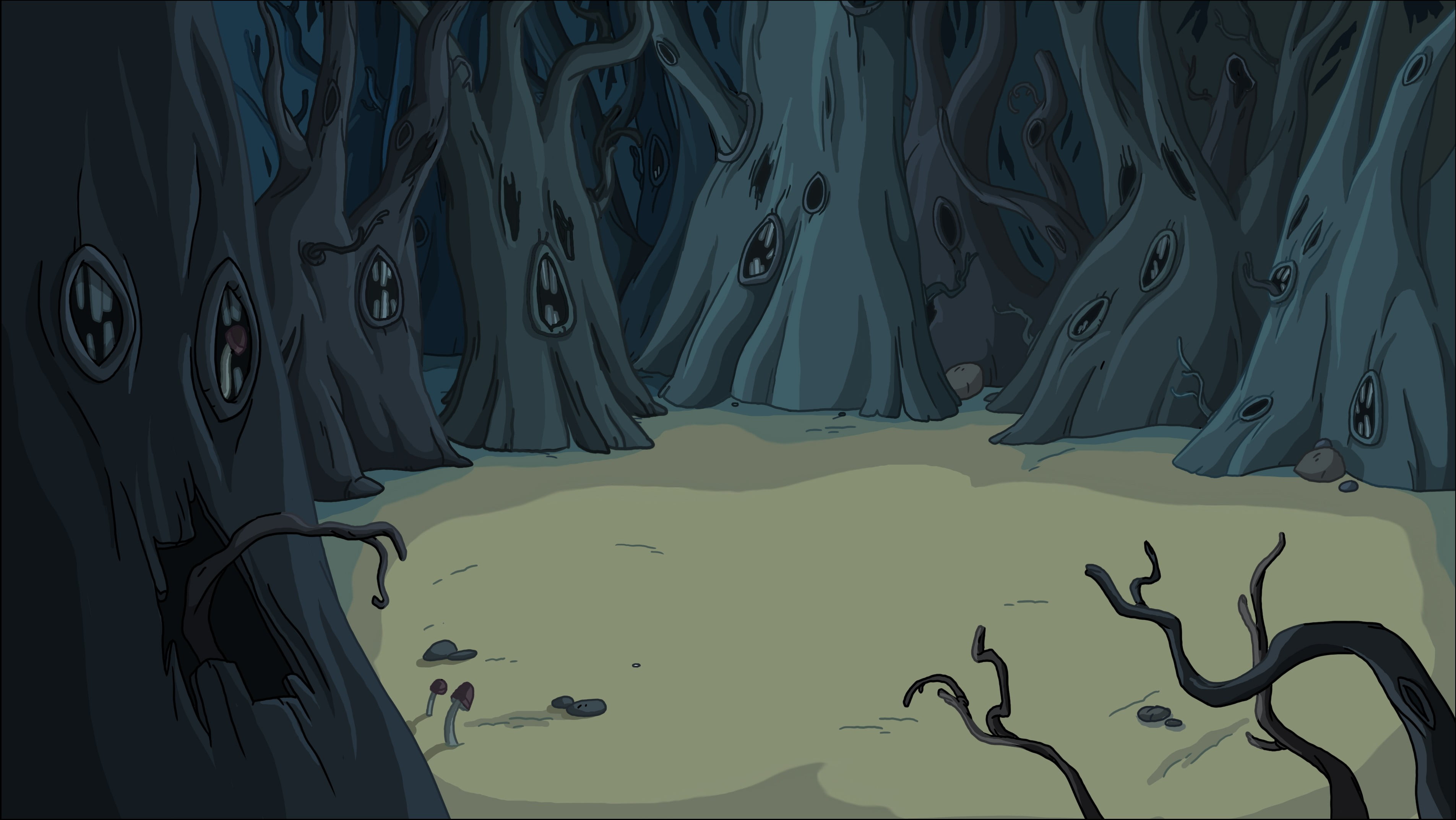 3809x2146 Adventure Time forest wallpaper, Adventure Time, cartoon HD wallpaper