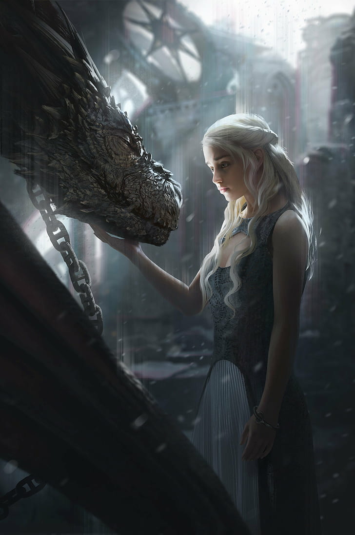 728x1096 HD wallpaper: Daenerys Targaryen, Game Of Thrones