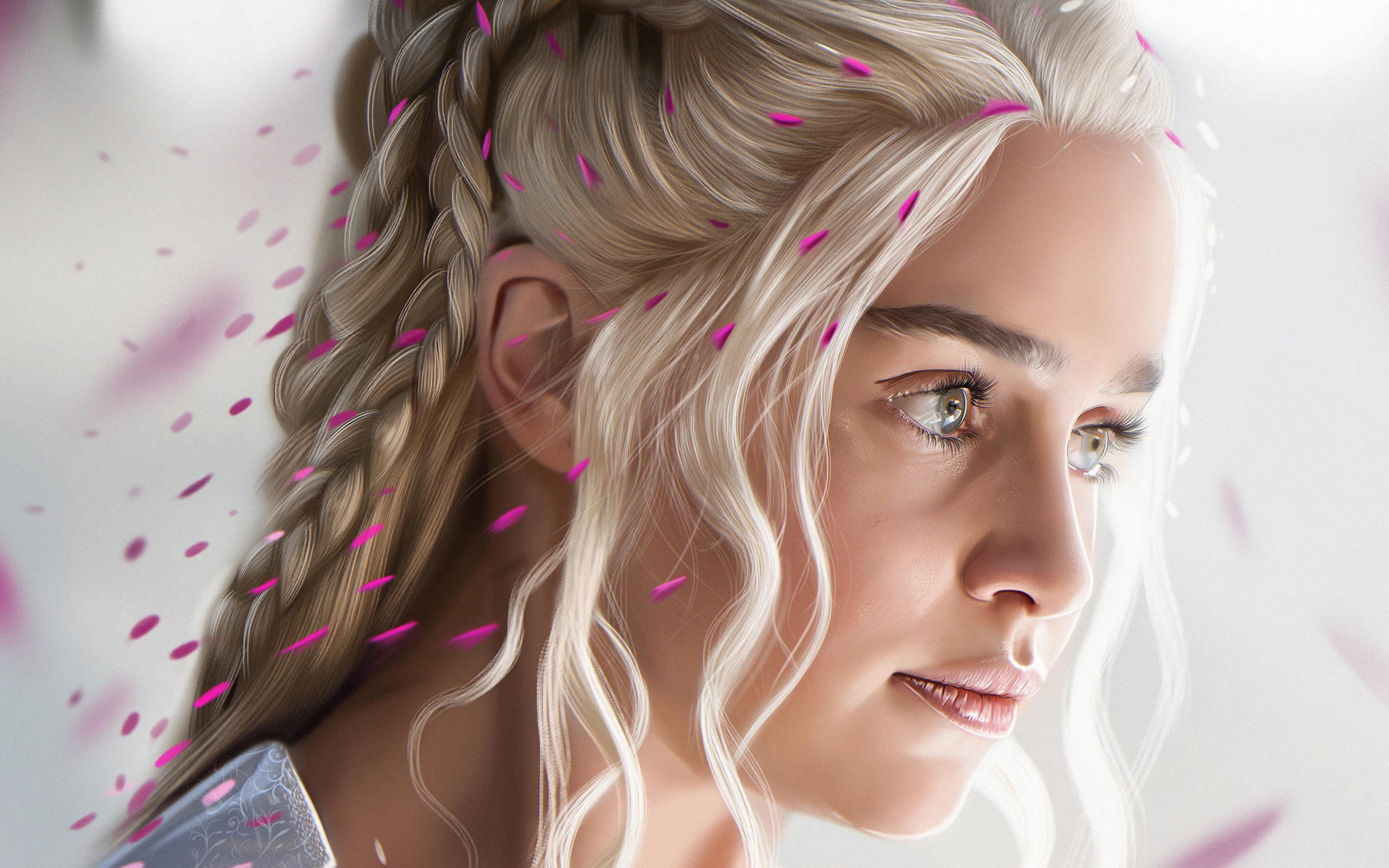 3840x2400 Daenerys Targaryen Digital Art Wallpaper 4K for Desktop