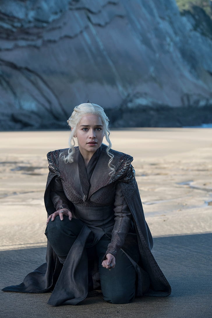 728x1092 HD wallpaper: Daenerys Targaryen, Game of Thrones, tv series, Emilia Clarke