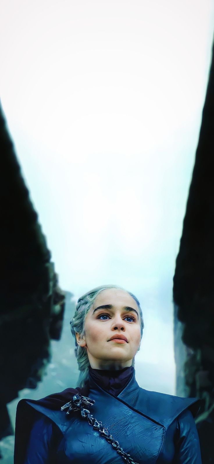 736x1594 DAENERYS TARGARYEN RETOUCH WALLPAPER 4K