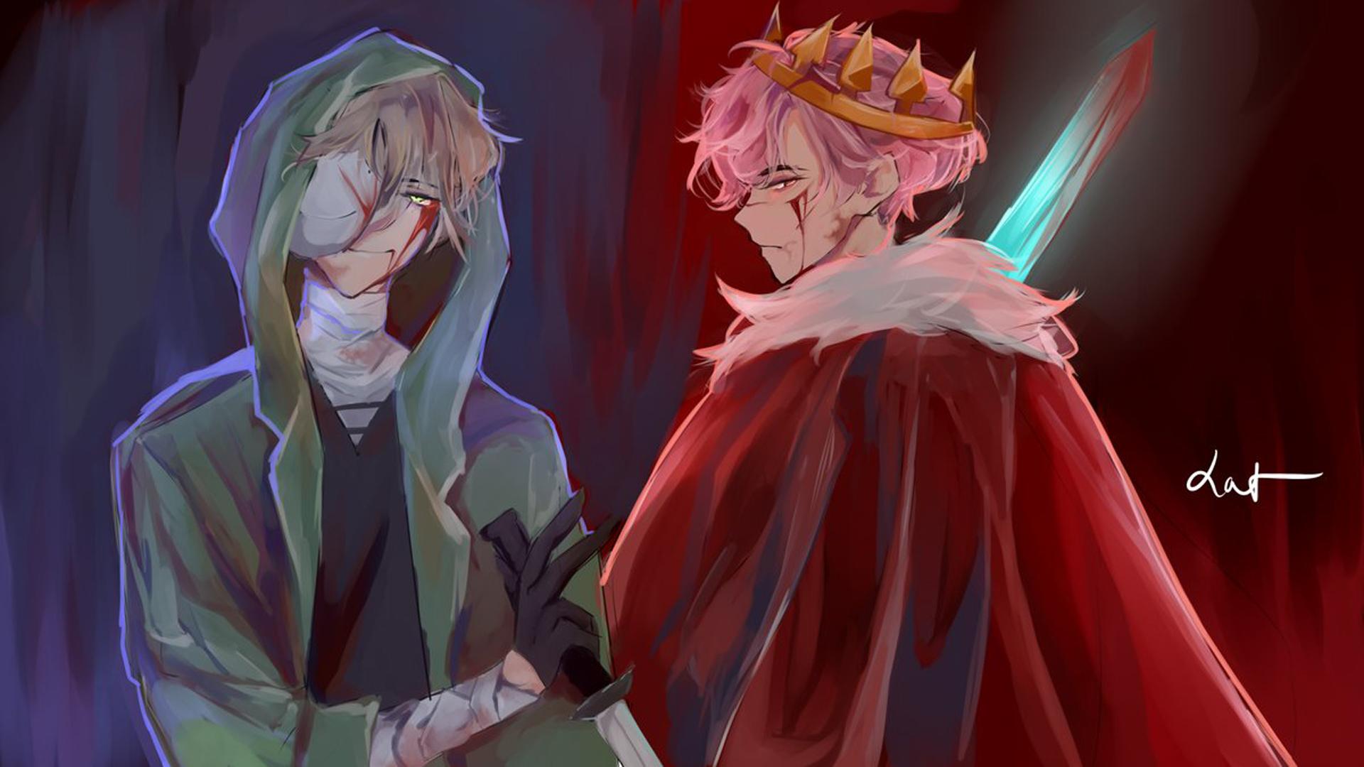 1920x1080 Dream and Technoblade (1920 x 1080)