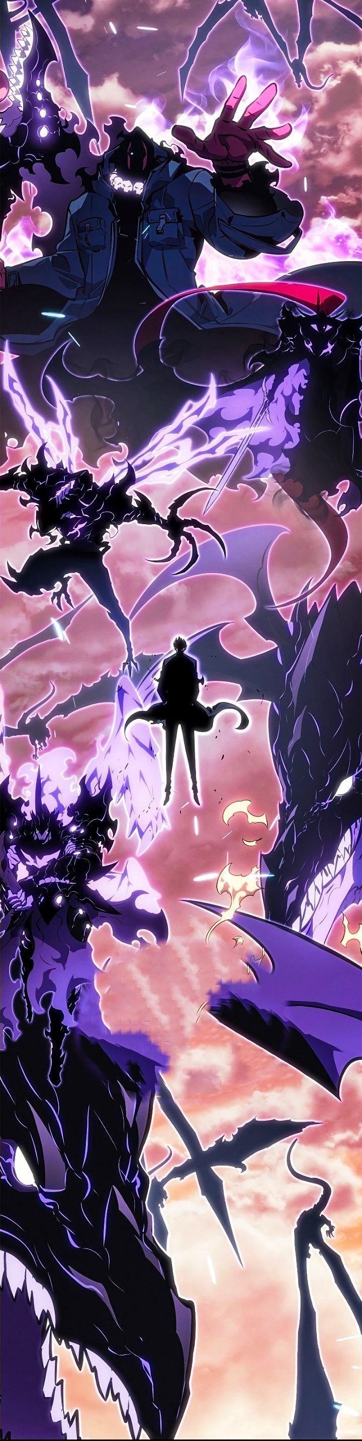 720x2859 Discover 35 Solo Leveling and solo leveling live wallpaper 4k iphone ideas. shadow monarch wallpaper, solo leveling shadow army tattoo, jinwoo shadow armor and more