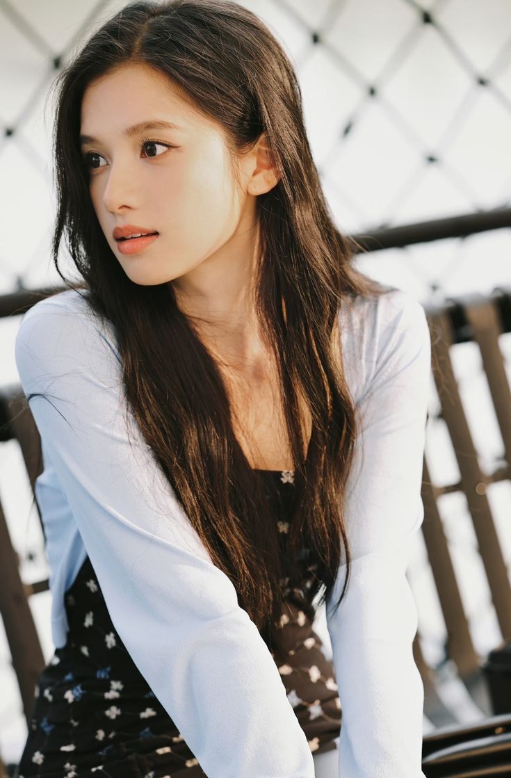 735x1119 Can we talk about Zhang Jingyi's insane face card and beauty??
