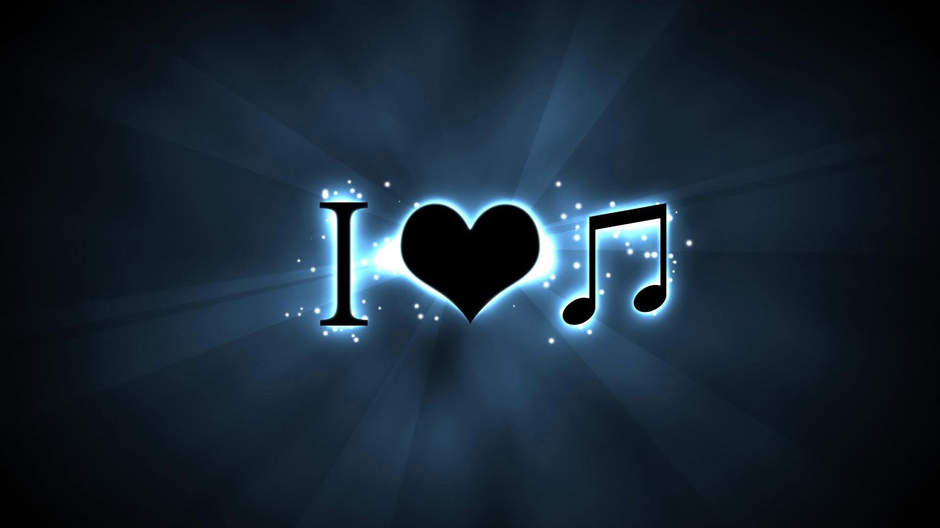 1920x1080 I Love Music HD Music Wallpaper