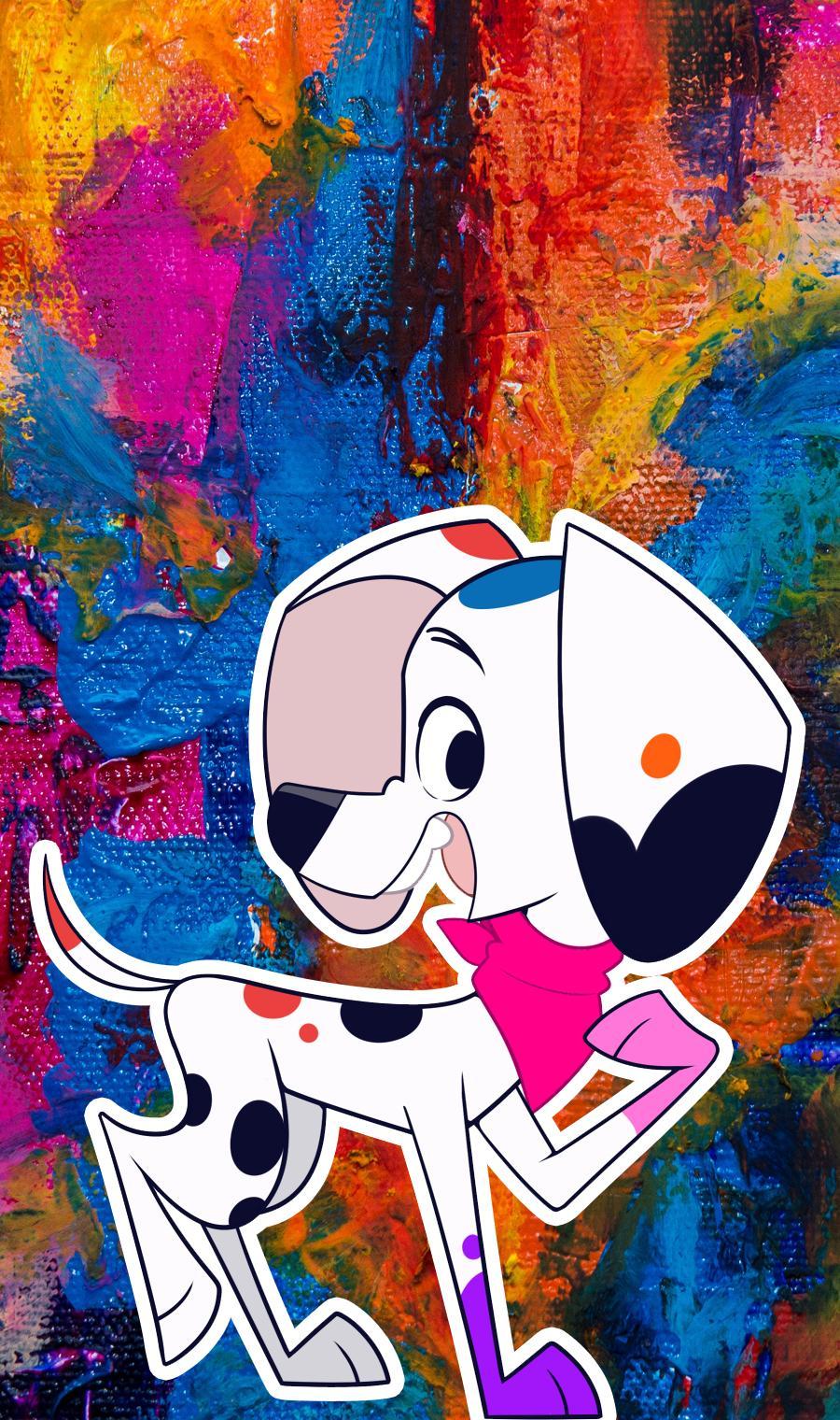 900x1520 Dalmatian Street Phone Wallpaper