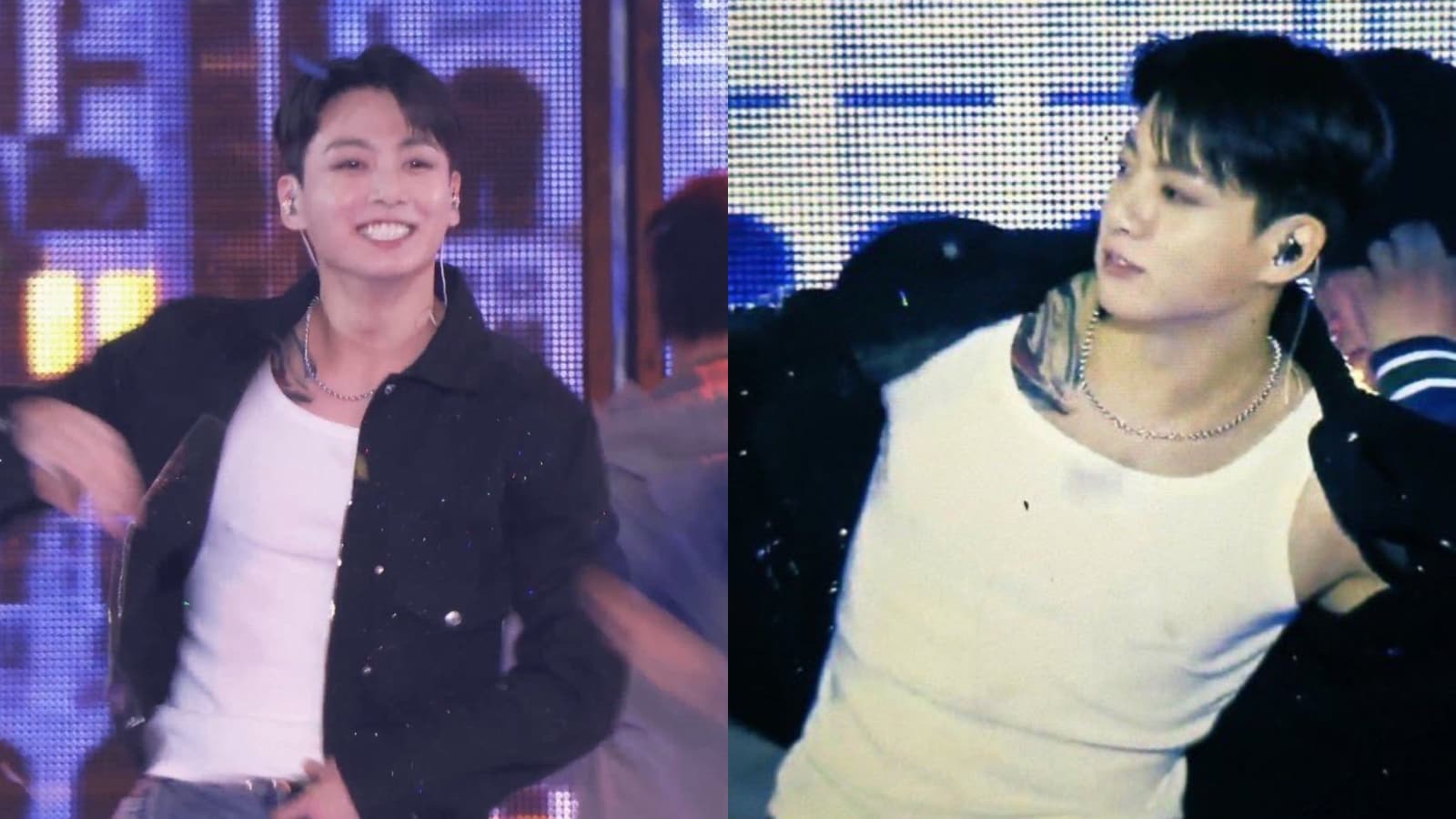 1600x900 BTS' Jungkook Gets Chest Tattoo? ARMYs Spot New Ink At J Hope's HOPE ON THE STAGE Concert