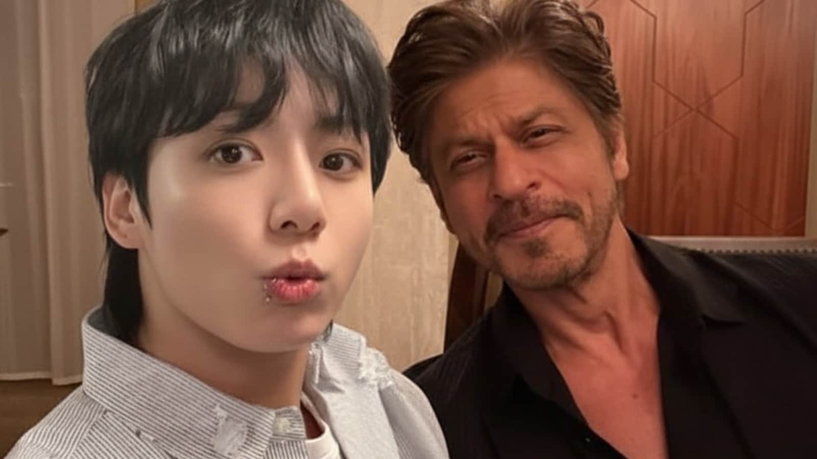 1600x900 Did BTS' Jungkook Click Selfie With Shah Rukh Khan? Viral Pic Sends Fans Into Frenzy