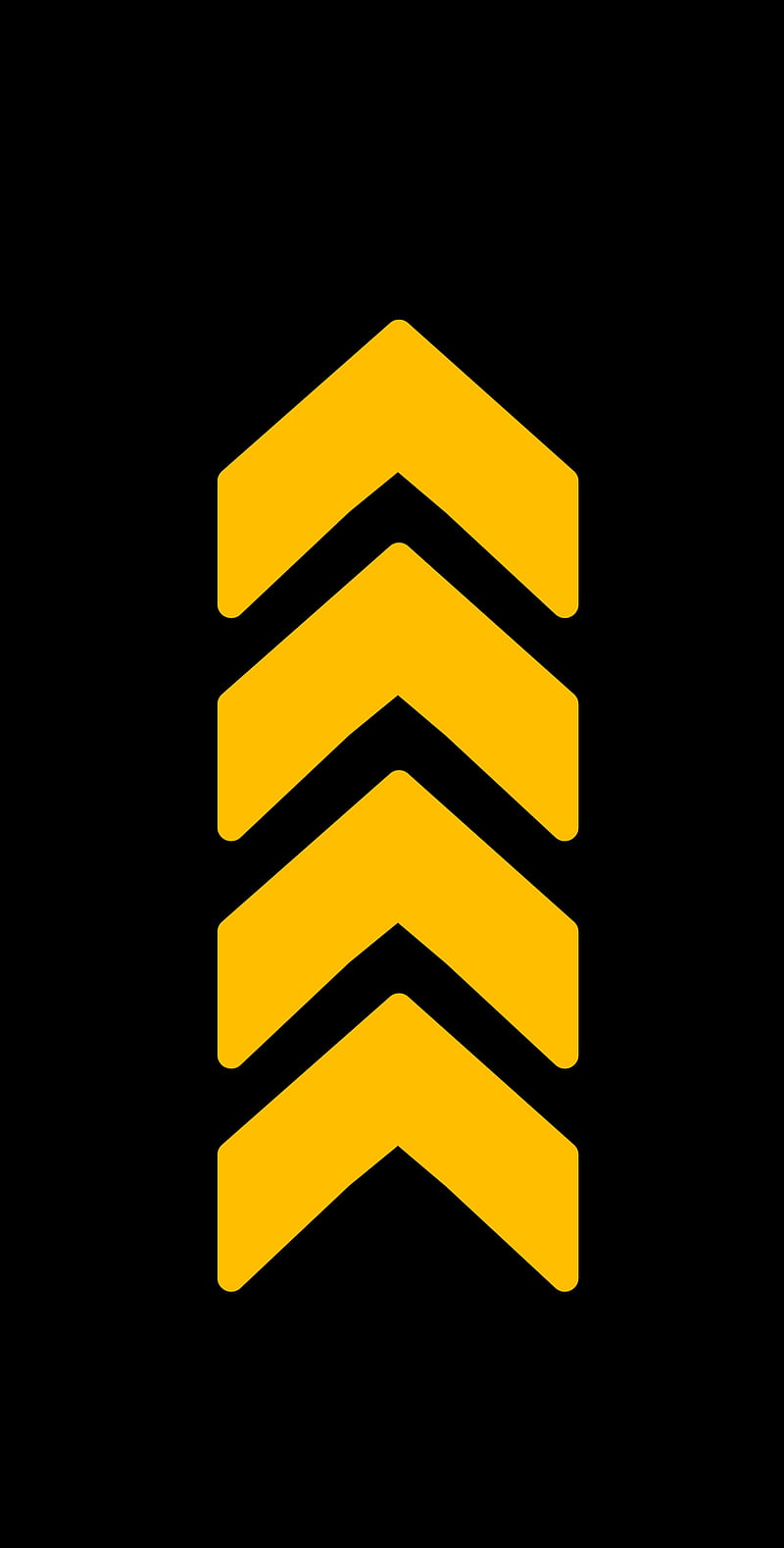 800x1578 Arrow, black, forward, logo, move, neon, screen, simble, HD phone wallpaper