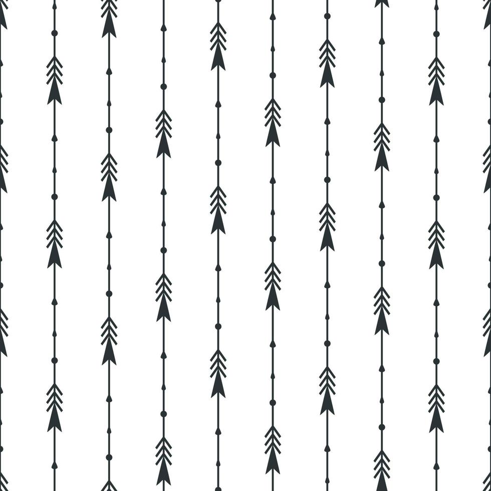 980x980 Black arrows seamless pattern background