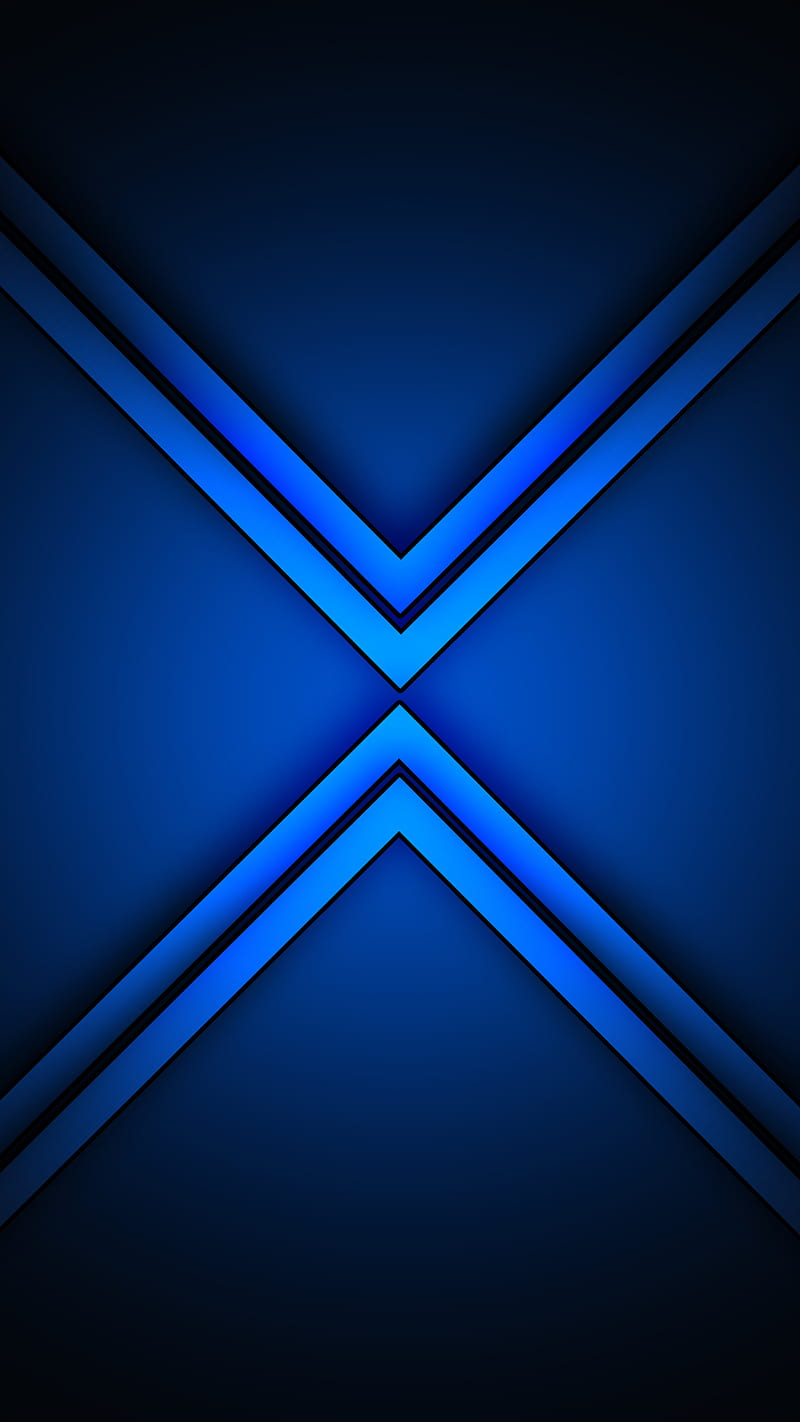 800x1422 Blue Arrows, abstract, black, simple, HD phone wallpaper