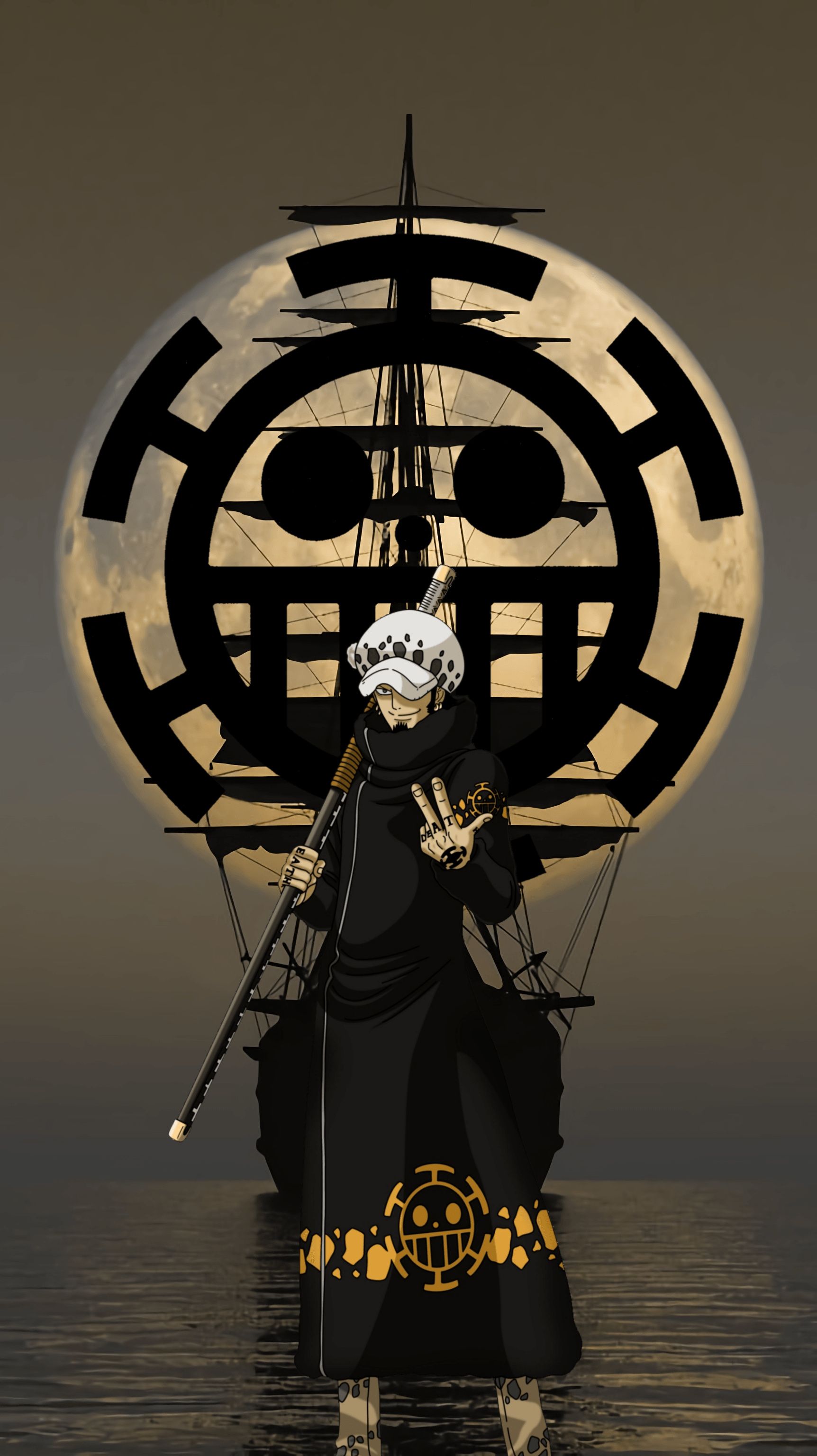1724x3072 Law (One Piece) Wallpaper