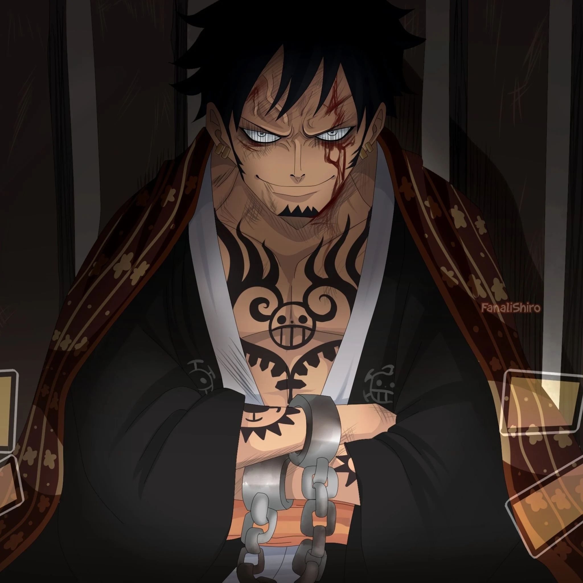2048x2048 Law (One Piece) Wallpaper