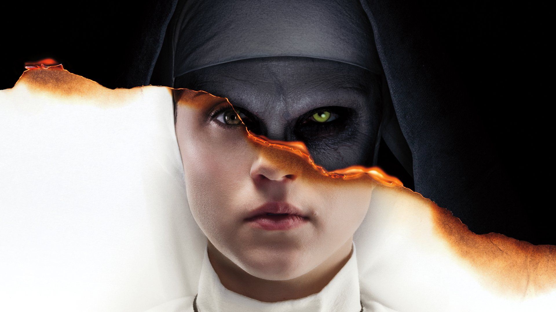 1920x1080 The Nun Unleashed: 8K Ultra HD Evil Movie Wallpaperx4544
