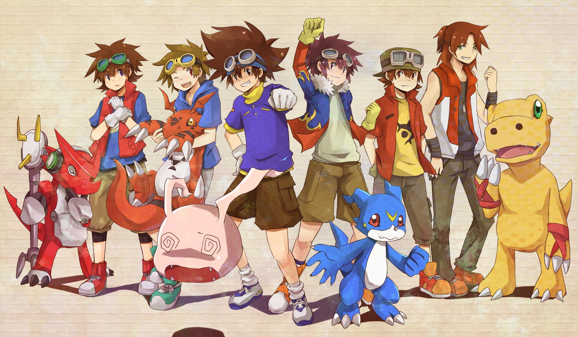 1900x1108 Agumon (Digimon) Phone Wallpaper: Free 4K & HD Downloads