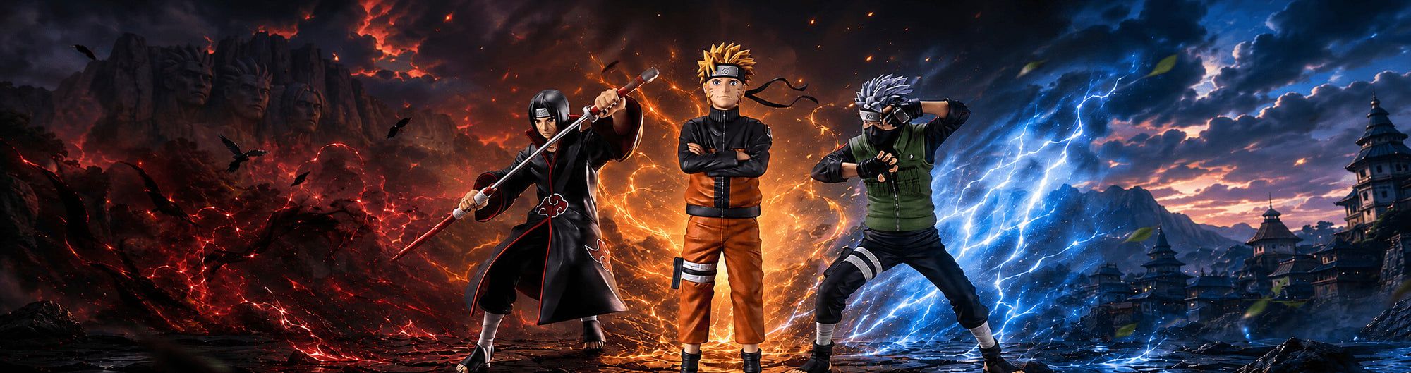 2000x529 Rock Lee Figures