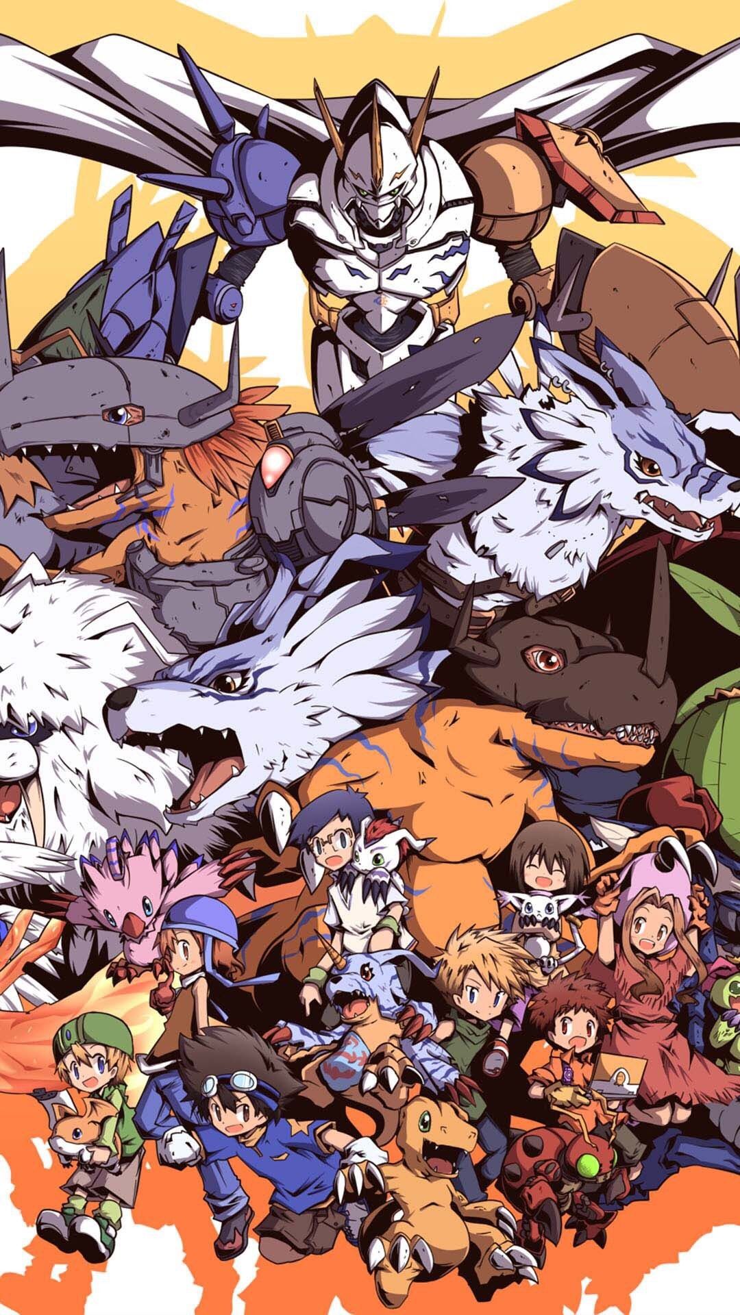 1080x1920 Digimon IPhone Wallpaper