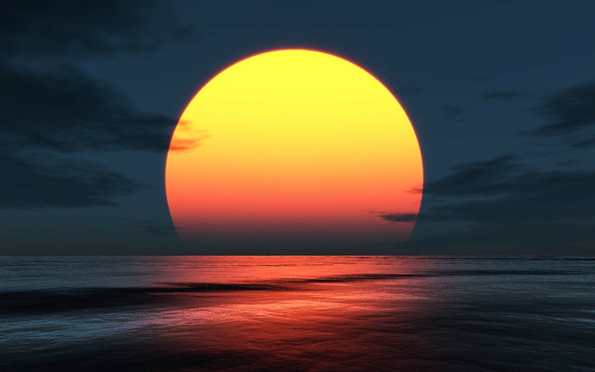 1920x1200 Golden Horizon