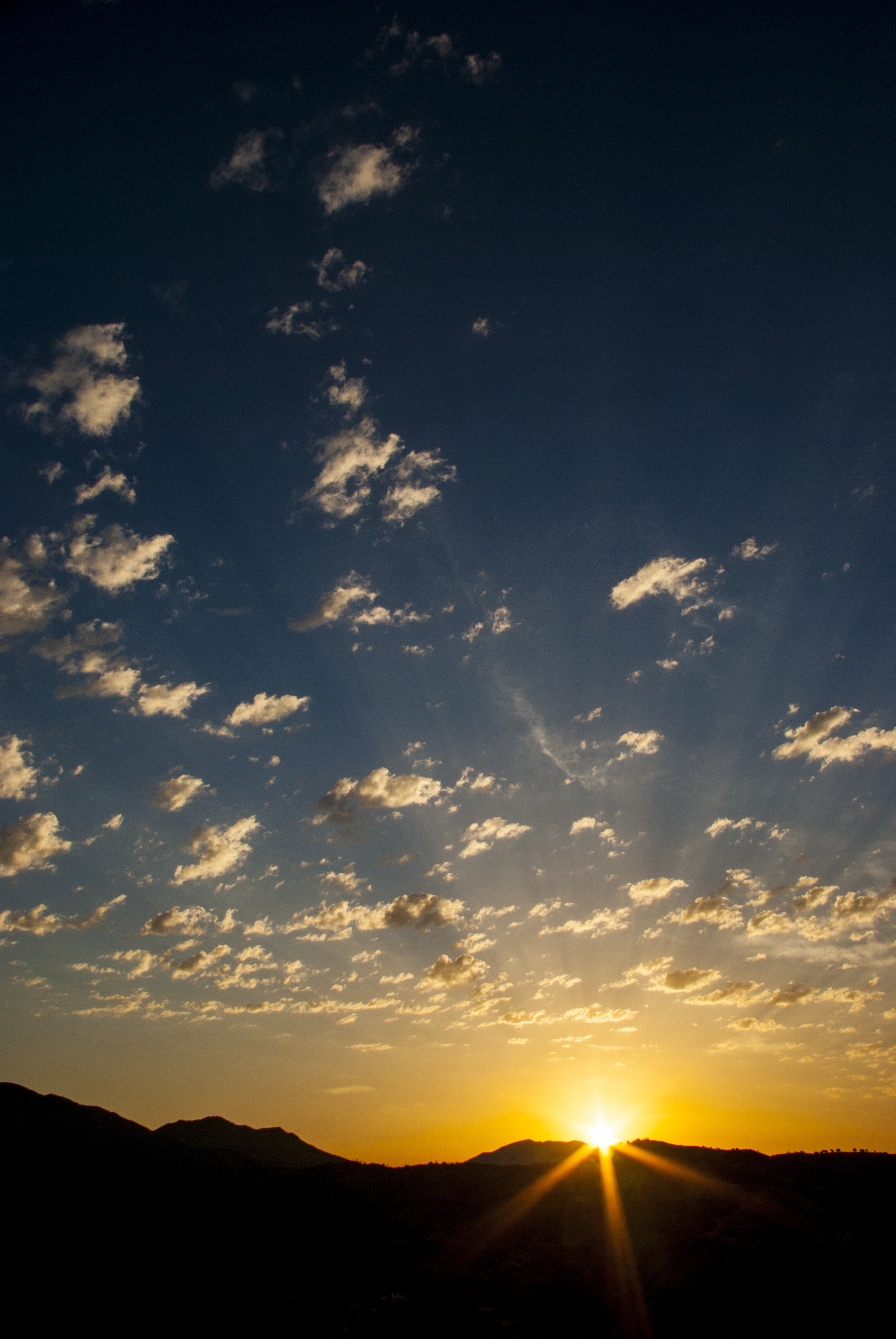 2592x3872 Royalty Free Photo: Mountain And White Clouds During Sunrise Photo