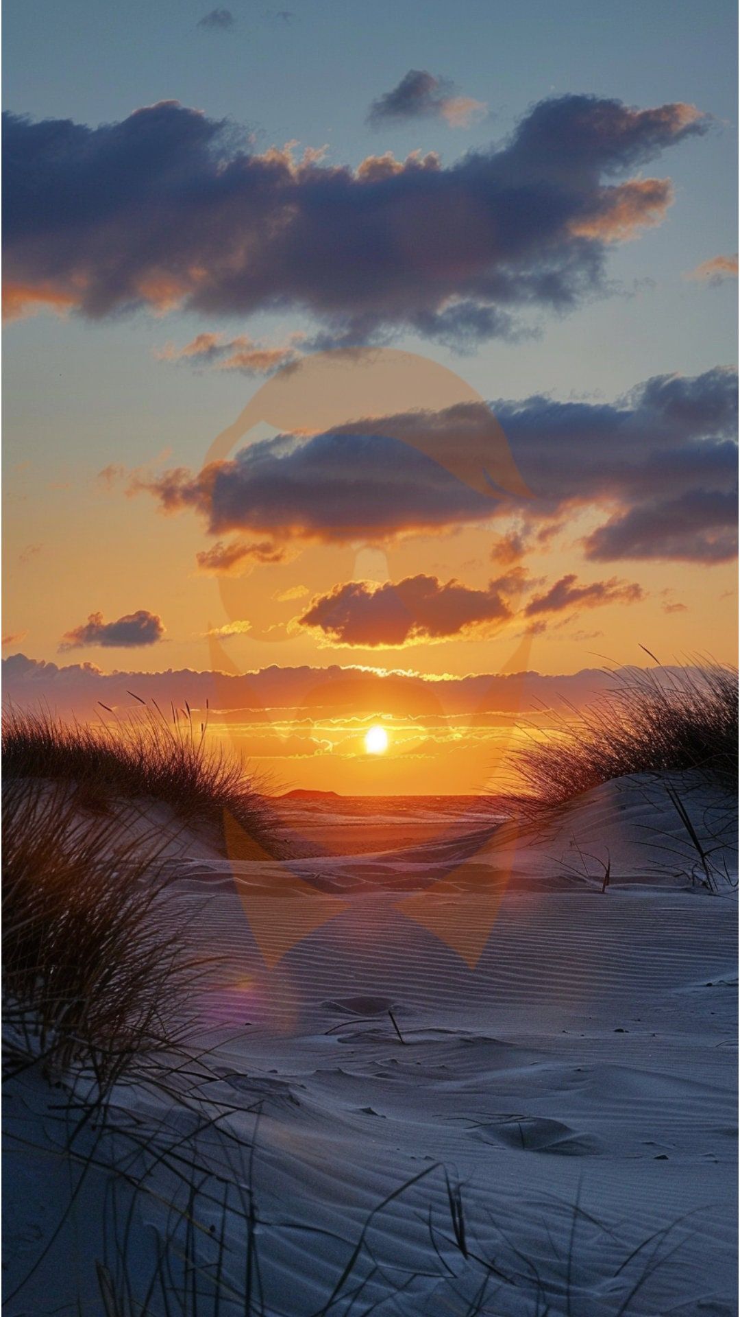 1080x1920 Bundle Digital Phone Wallpaper Sunrise at the Beach