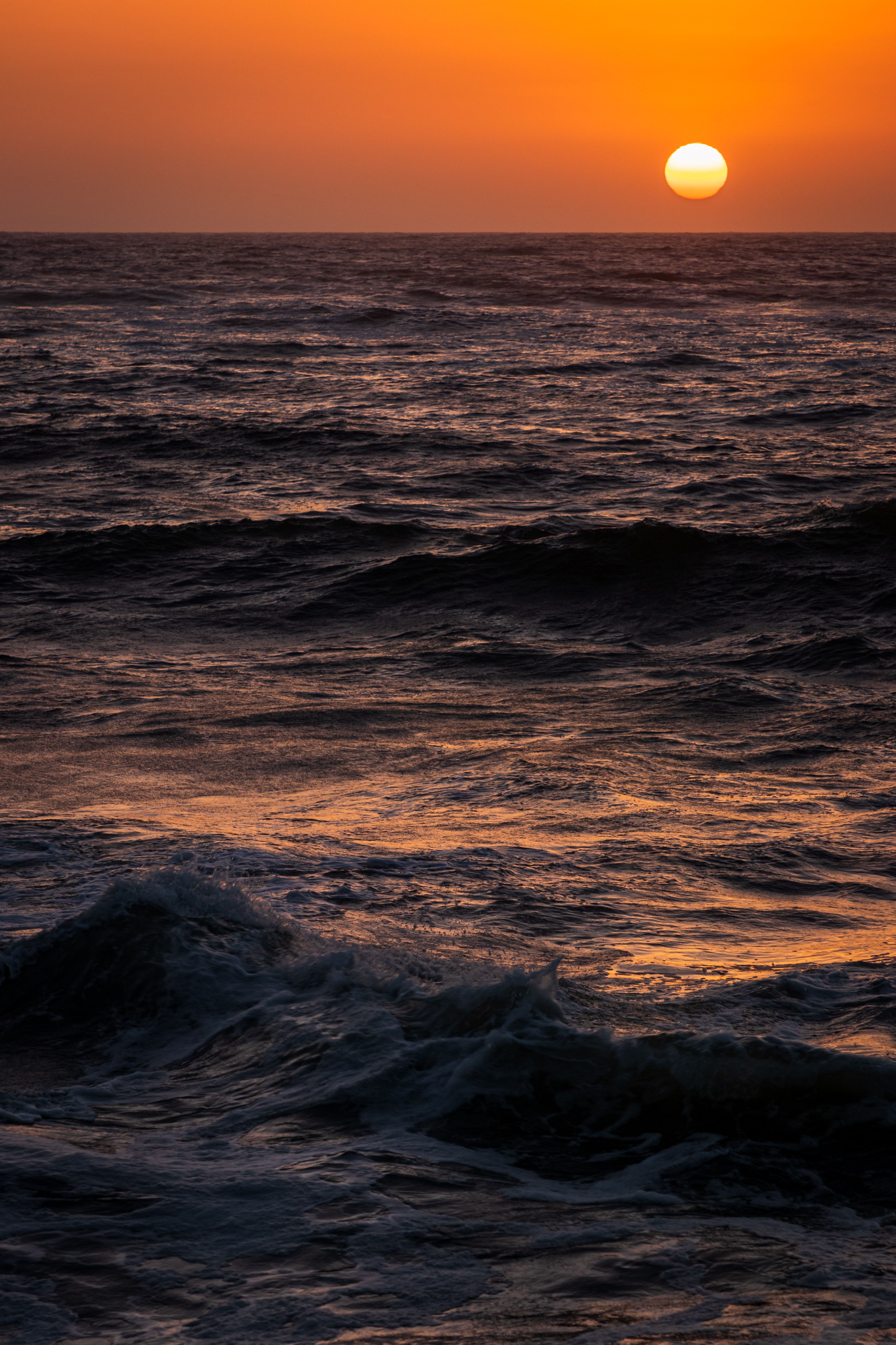 3826x5739 Phone wallpaper: Nature, Sunset, Sea, Sun, Horizon 87954