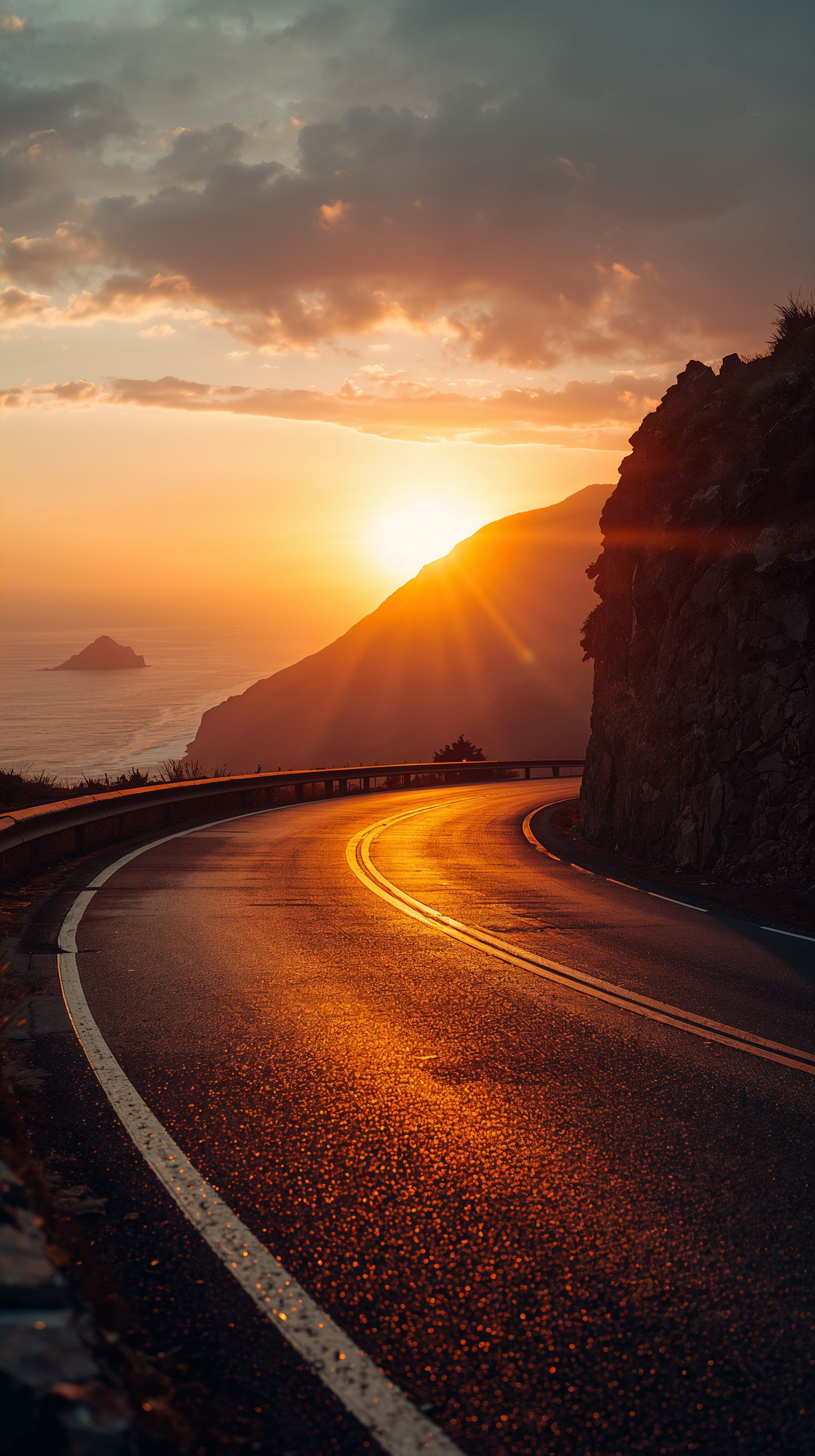 1792x3200 Summer Sunset Wallpaper Aesthetic 4K