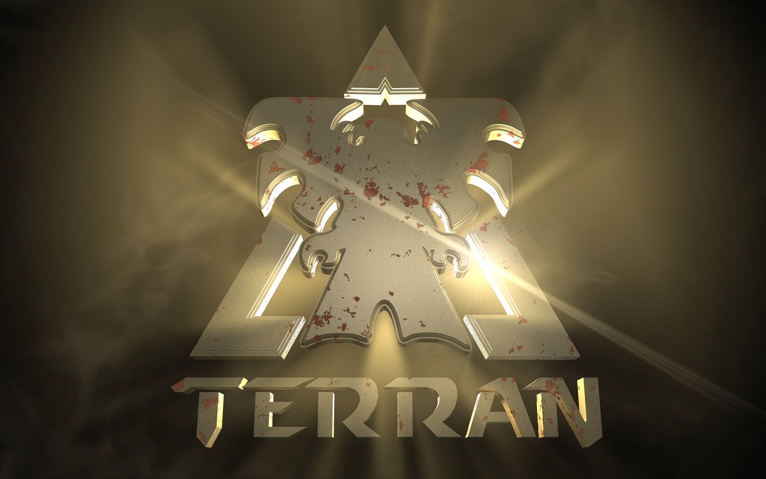 2560x1600 Phone wallpaper: Starcraft, Terran, Video Game, Logo 164066