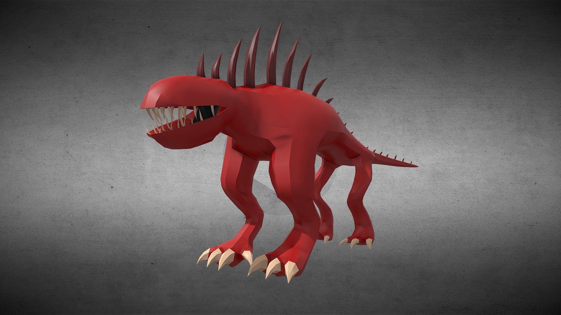 1920x1080 Low Poly SCP 939 Free 3D Model By NECROMON [53a05ab]