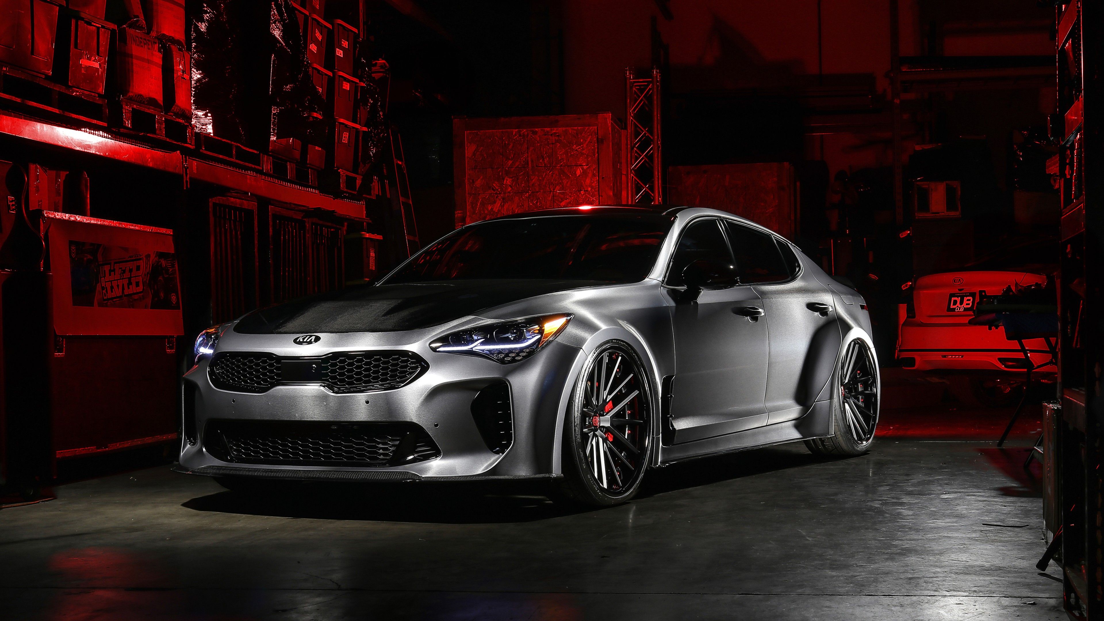 3840x2160 DUB Kia Stinger GT 2018 4K Wallpaper Car Wallpaper