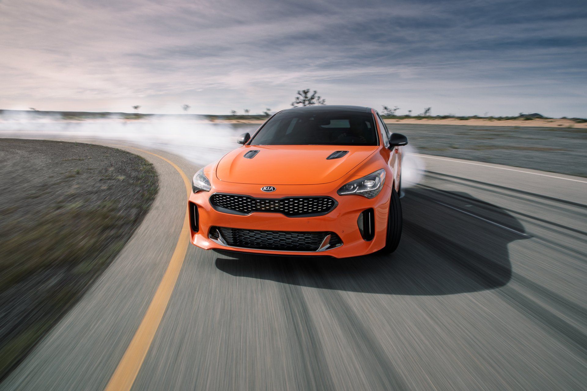 1920x1280 Download Orange Car Car Kia Kia Stinger Vehicle Kia Stinger GTS 4k Ultra HD Wallpaperx3405