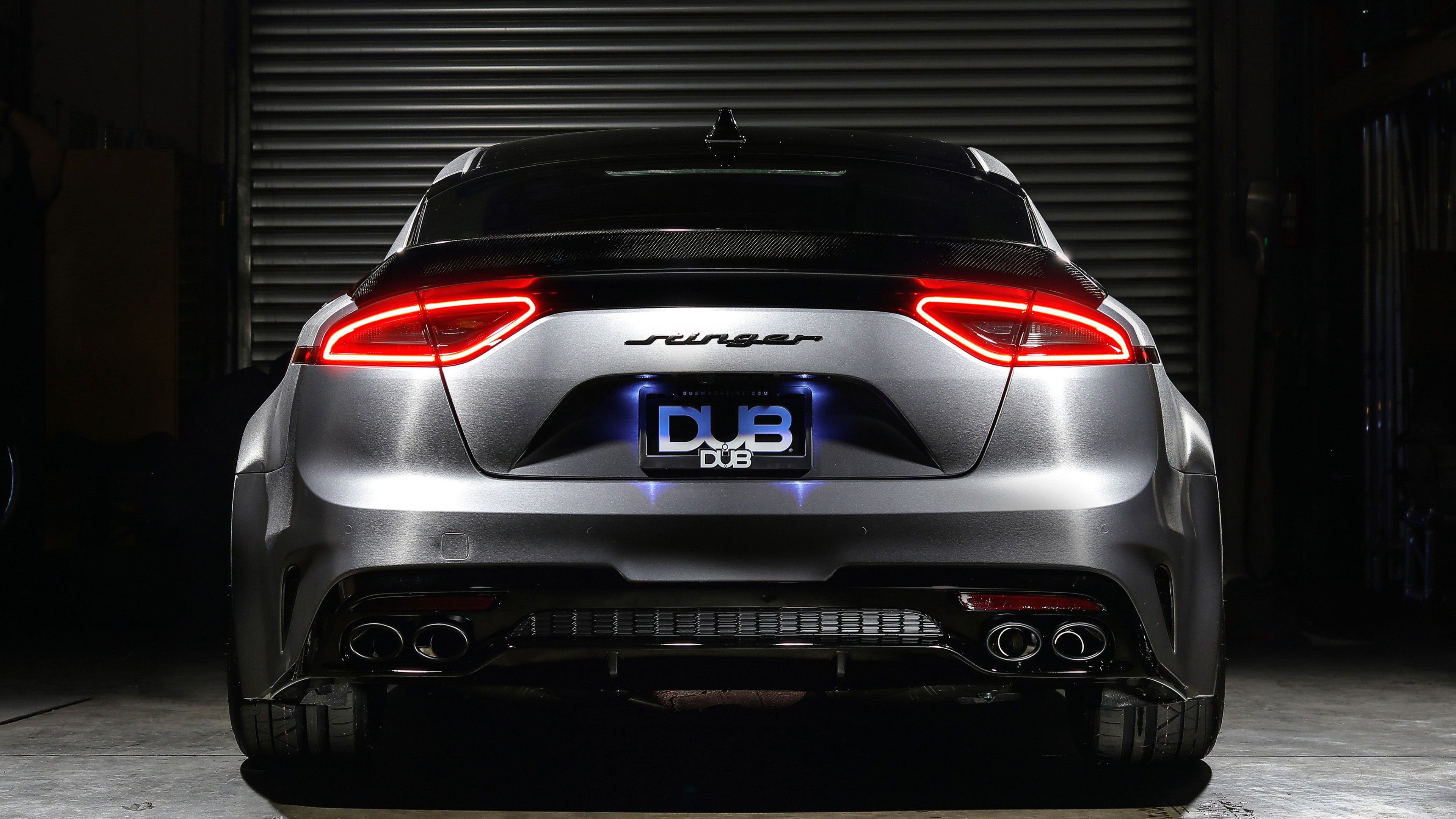 3840x2160 DUB Kia Stinger GT 2018 4K 3 Wallpaper Car Wallpaper