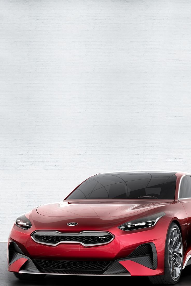 736x1104 Red BMW Car Parked in Front of White Wall. Kia stinger gt wallpaper, Red kia