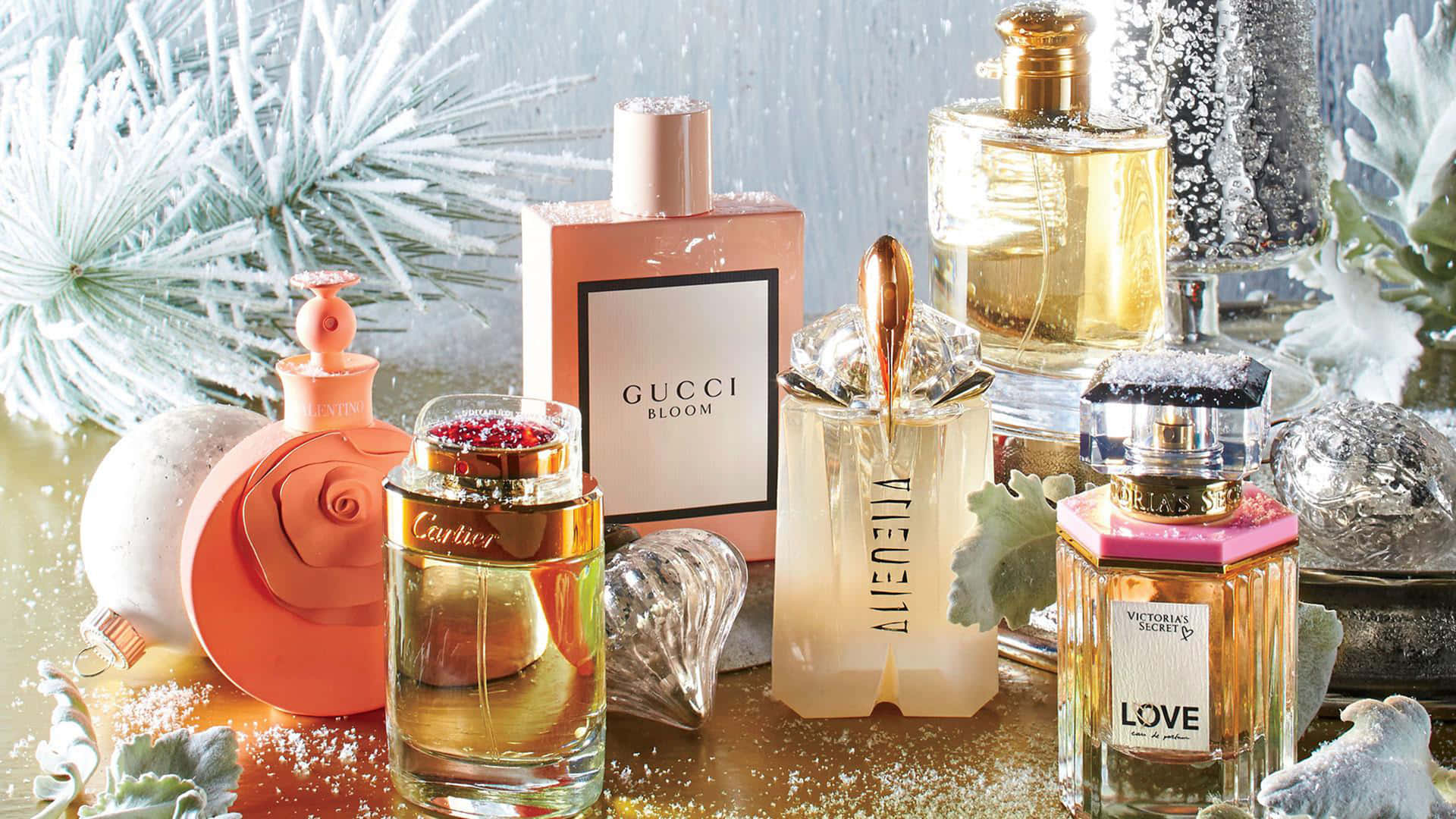 1920x1080 Download free Pink Bloom Perfume Gucci 4k Wallpaper