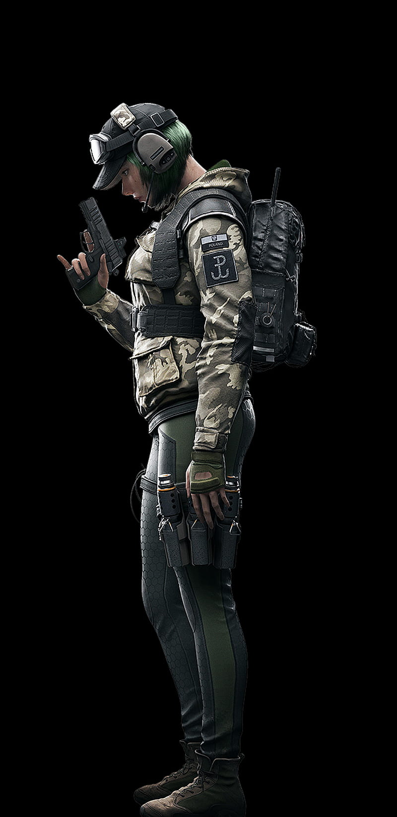 800x1644 Ela r rainbow, six, siege, amoled, HD phone wallpaper