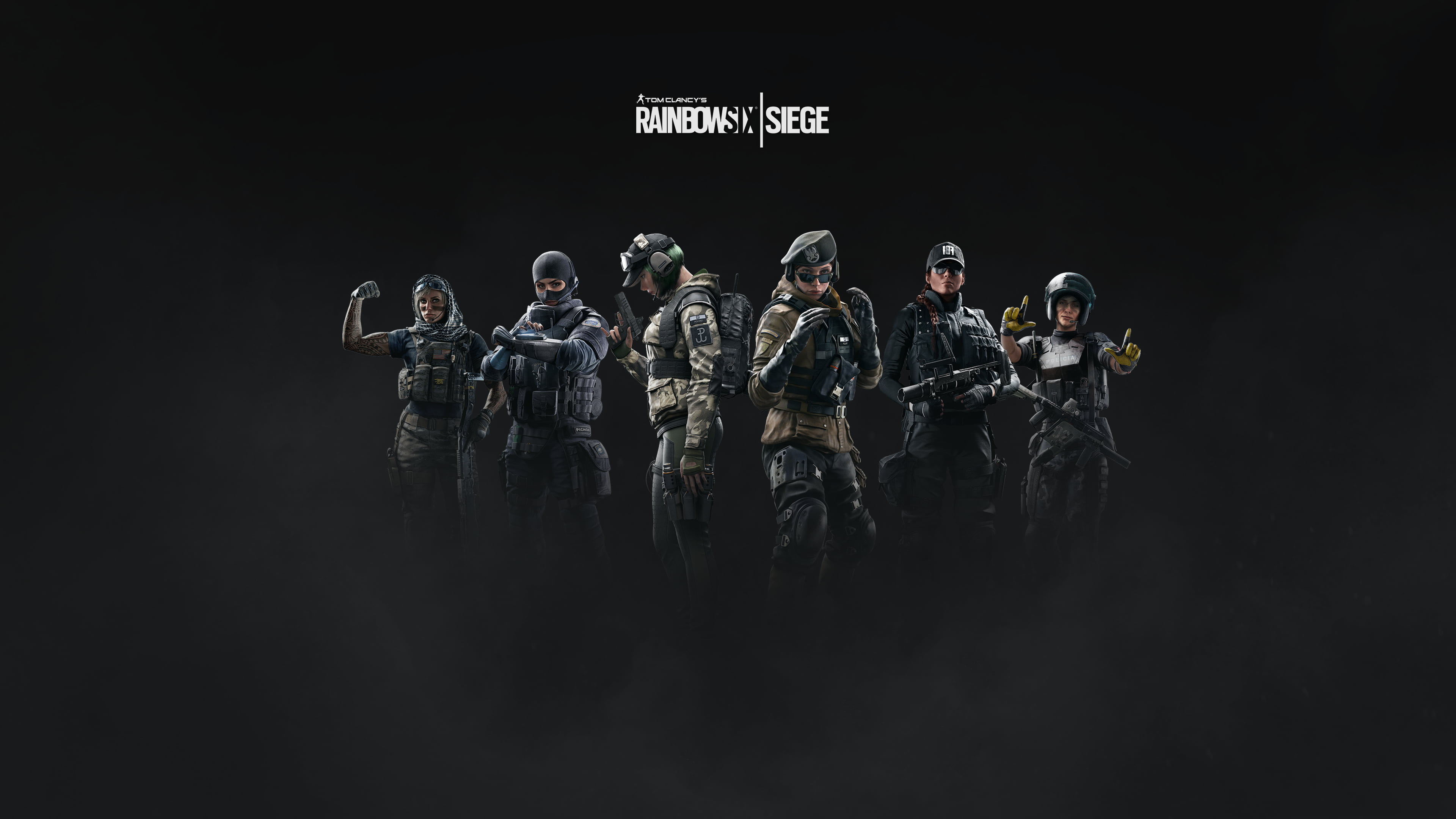 3840x2160 Rainbow Siege digital wallpaper, Rainbow Six: Siege, Zofia, Ela, Ashe HD wallpaper